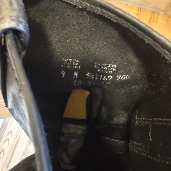 Black Leather Women's Boots - Picture 6 of 8